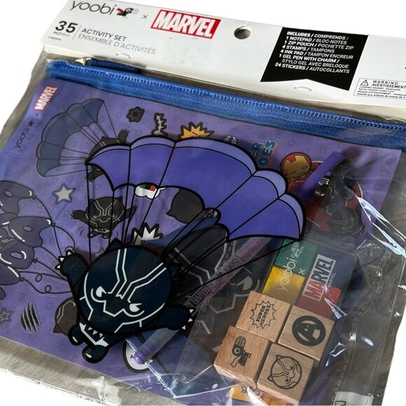 Yoobi x Marvel Black Panther 35-pc Activity Set - Picture 2 of 4
